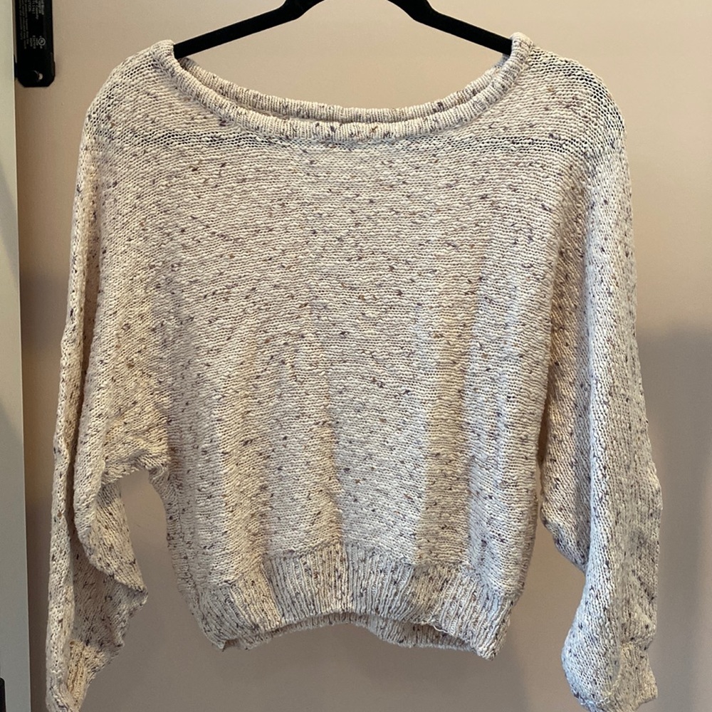 LA Hearts boat neck sweater